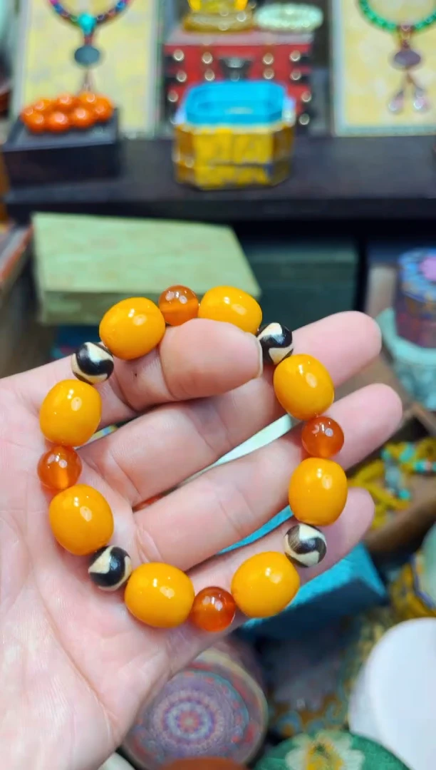 【闪购商品】蜜蜡裸石未镶嵌Q六弟专属高端精品52