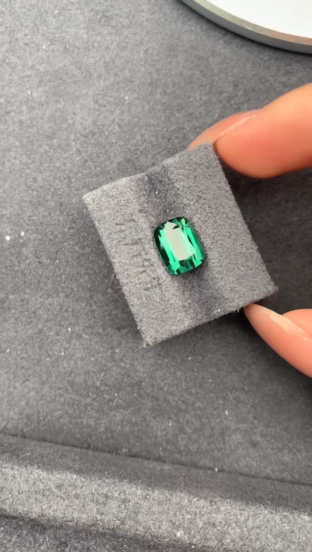 未镶嵌珠宝半成品碧玺3ct绿碧玺  FH  定制