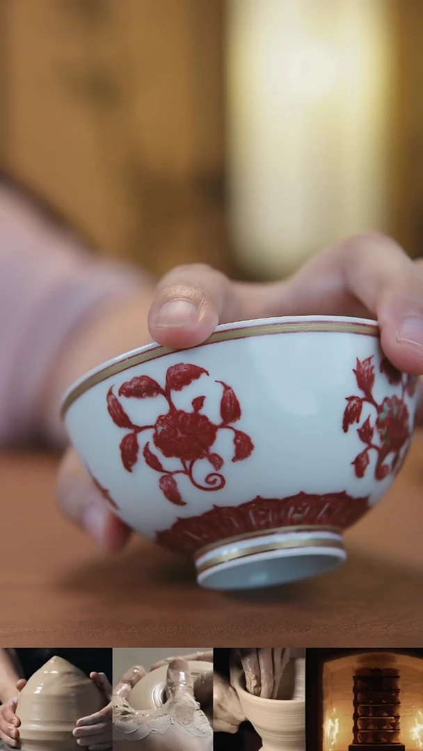 杯子景德镇全手工手绘