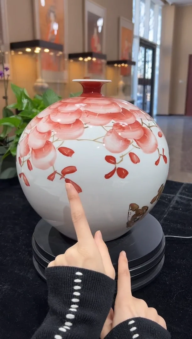 其他瓷崔景哲-瓷器-C小-鸿运当头