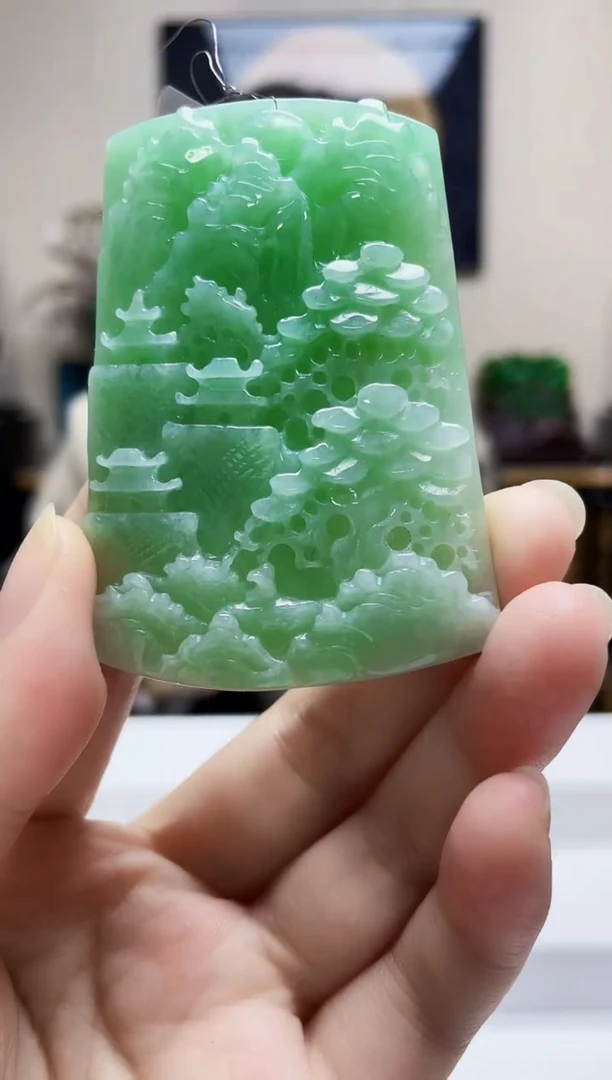 未镶嵌定制翡翠吊坠143