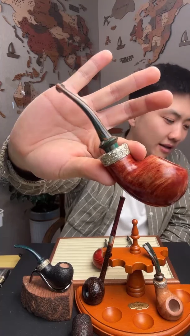 石楠木洪**了进口意大利石楠木烟斗