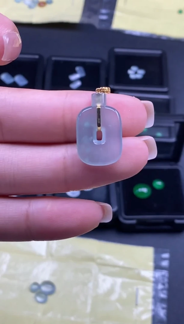 翡翠裸石天然翡翠裸石蛋面36