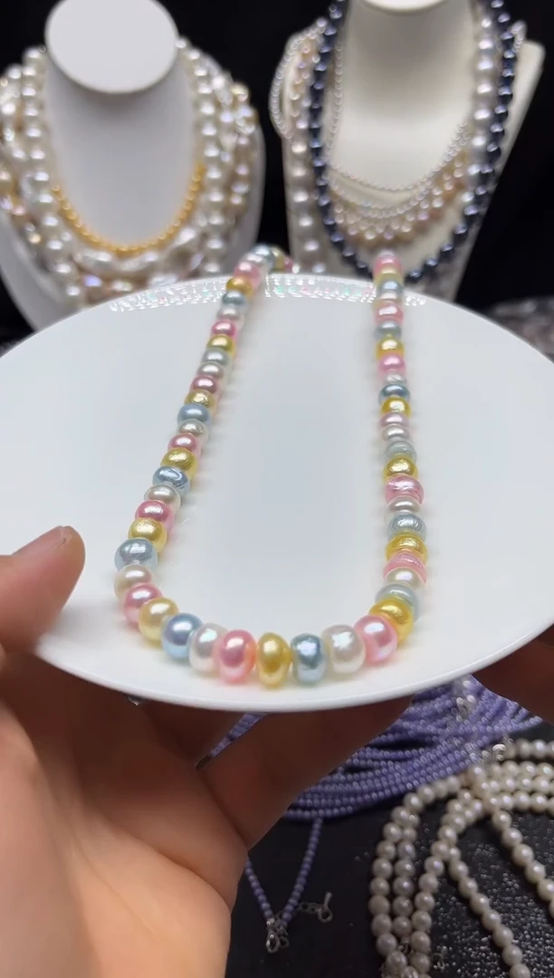 淡水珍珠未镶嵌颈饰多人