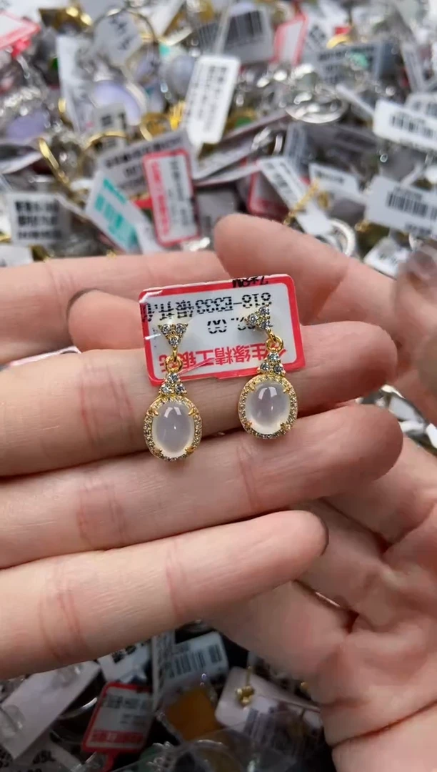 银S925镶嵌戒指翡翠222-------5