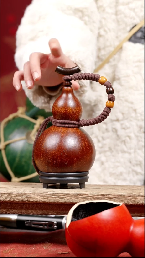 512号纯手工制作天然大漆真葫芦
