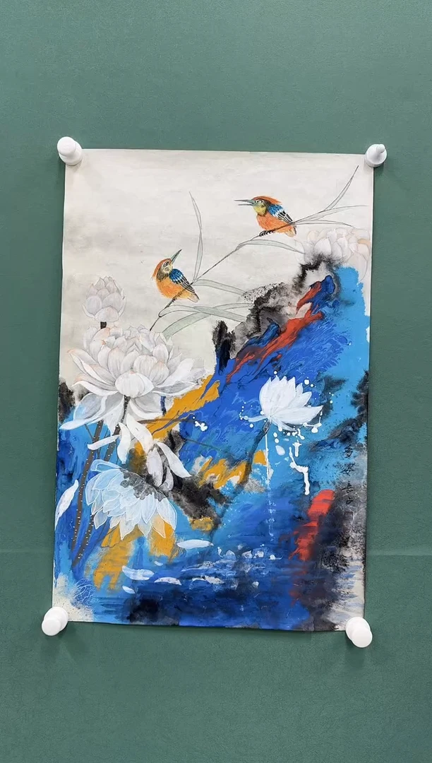 书法国画Z天津人美--高喜占老师--2.7平尺国画