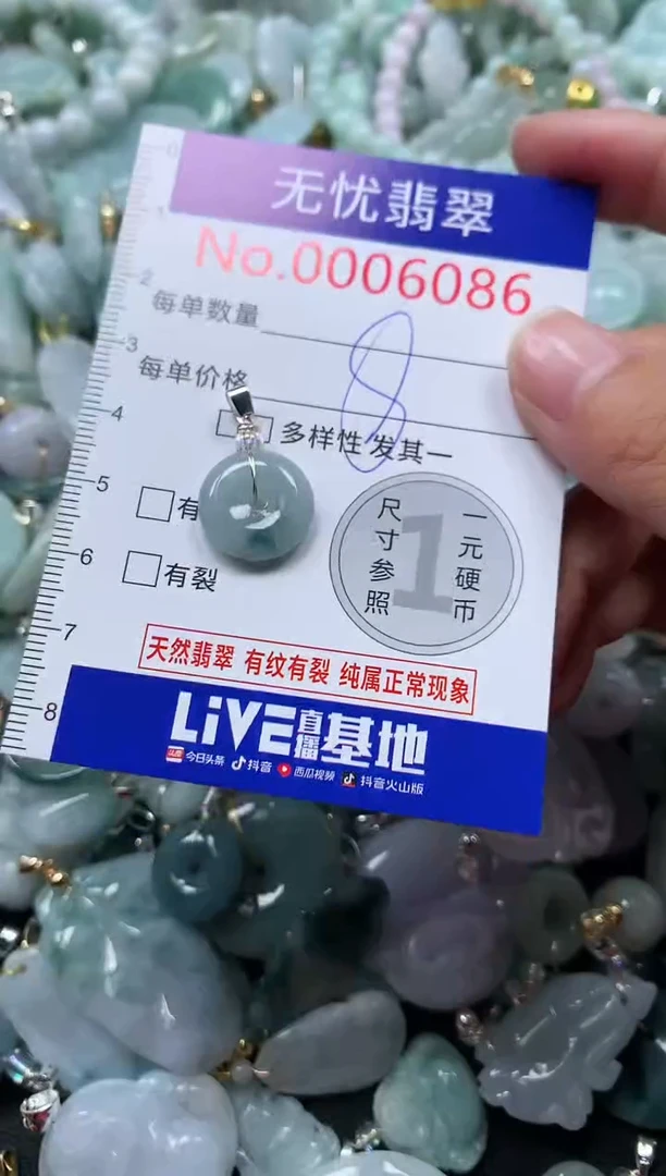颈饰未镶嵌翡翠6086