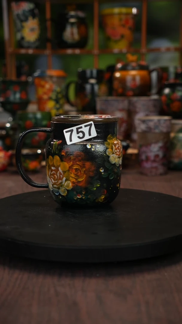 油画手绘釉下彩757