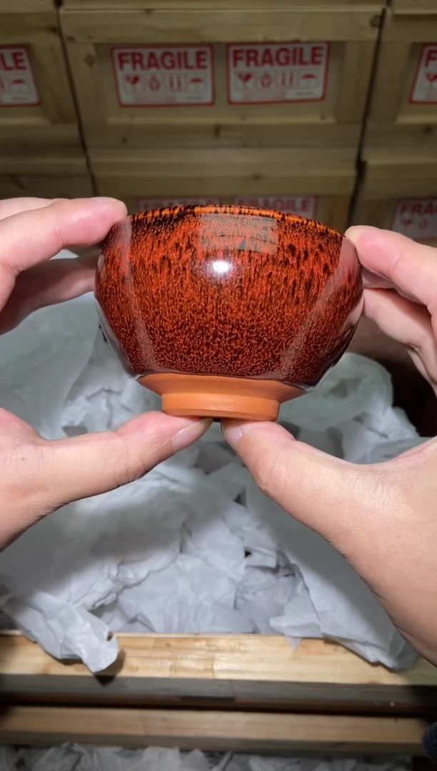 茶盏鸿运当头 将军 建盏主人杯