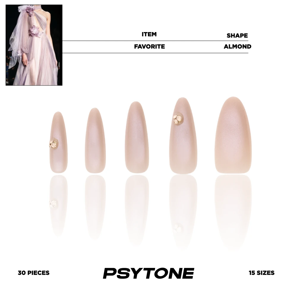 幻调馨意 Favorite| 中长款杏仁甲猫眼穿戴式美甲片高颜值