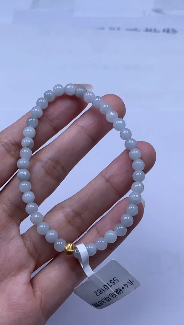 翡翠未镶嵌颈饰雪欣散珠定制diy