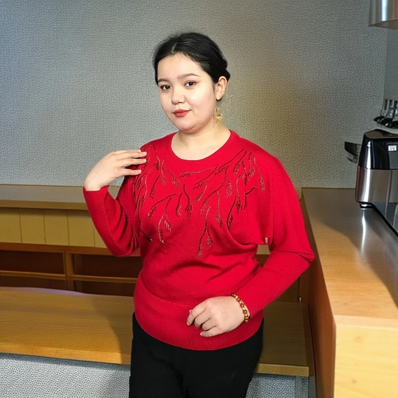 新款新年T恤2025款针织 GIRIS女士 TAG GAGSARLAR T恤圆领秋冬 08