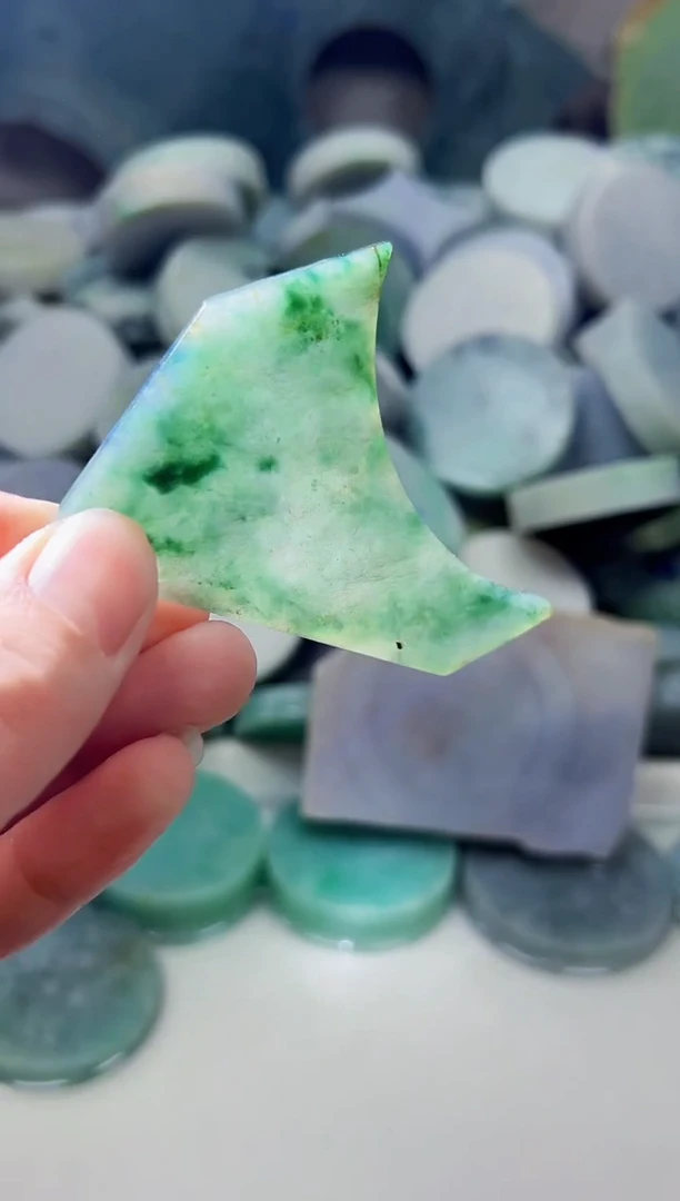 裸石翡翠天然翡翠A货玉 南 746