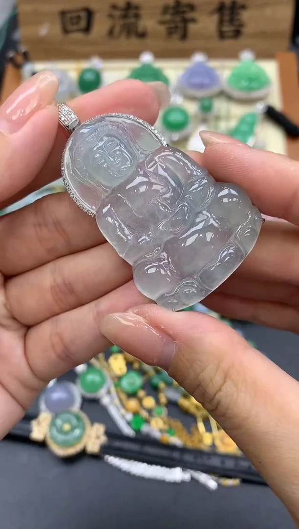 【闪购商品】翡翠颈饰18K金镶嵌463-中国好珍宝