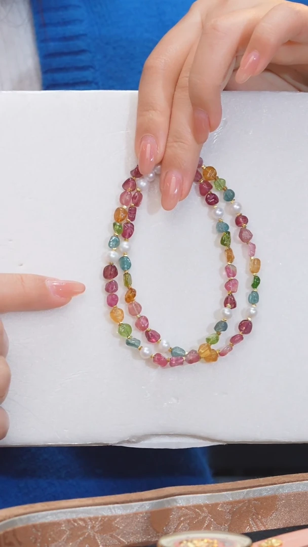 【闪购商品】碧玺项链未镶嵌多样性发@@W2847