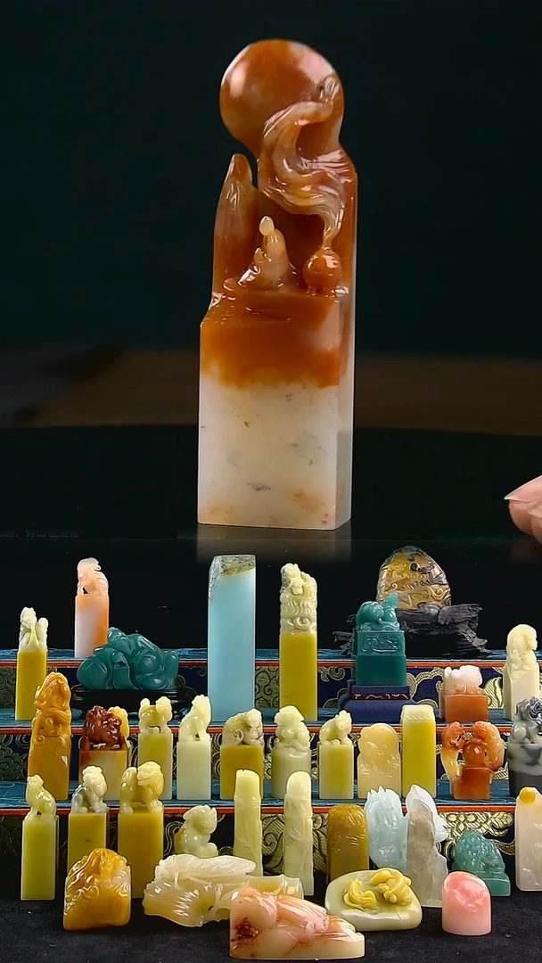 老挝石水冻蜡烛红无相佛如日中天1.5*2.5*8.3