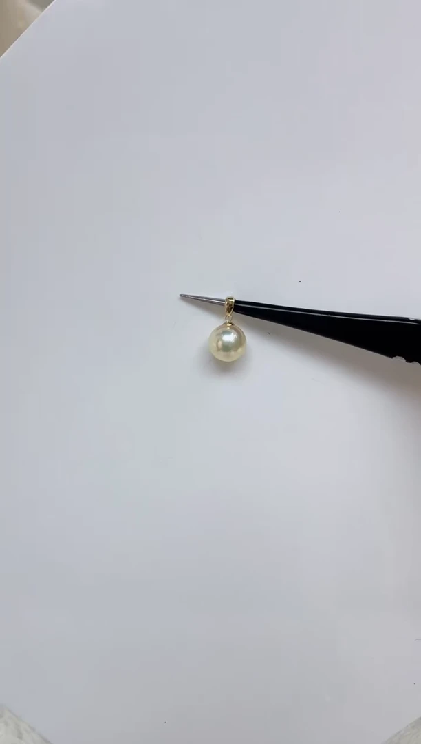 海水珍珠18K金镶嵌颈饰