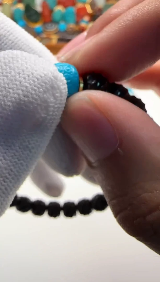 18K金镶嵌绿松石配饰配饰杨**～配饰配饰