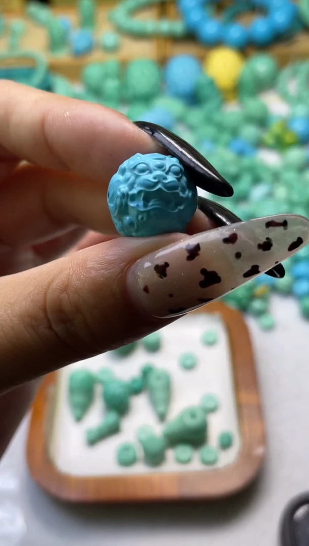 无非金属卡16蓝色貔貅单珠