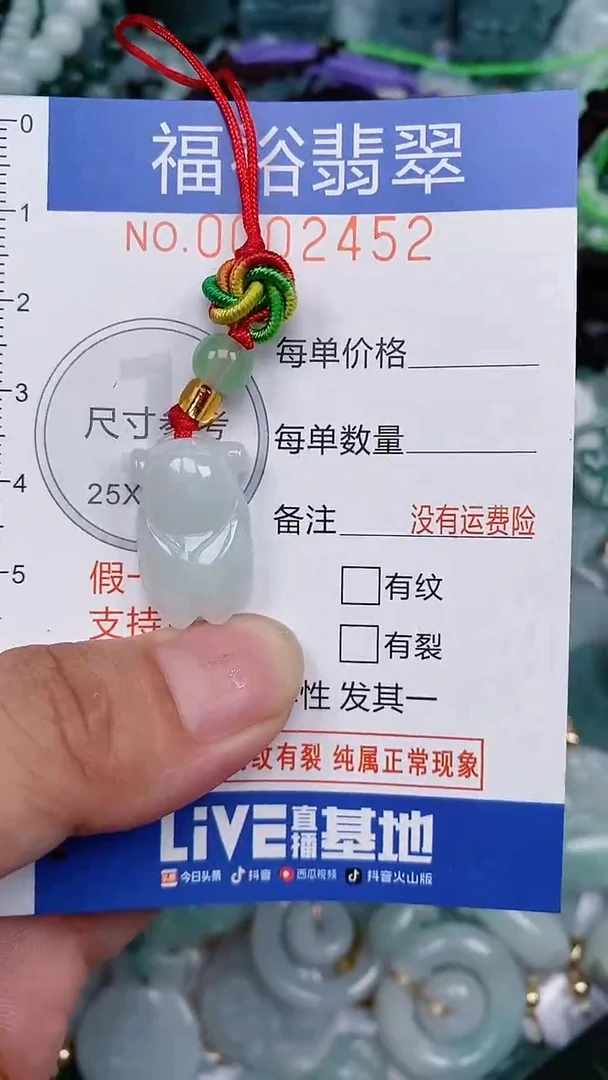 翡翠未镶嵌颈饰...0002452