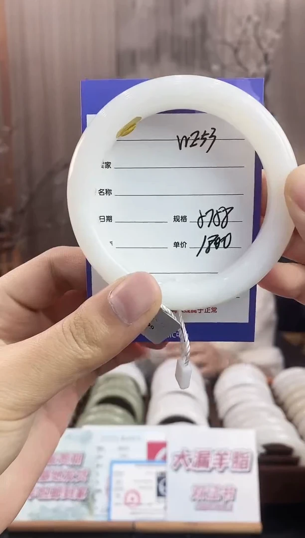 未镶嵌手镯和田玉WE53微色差