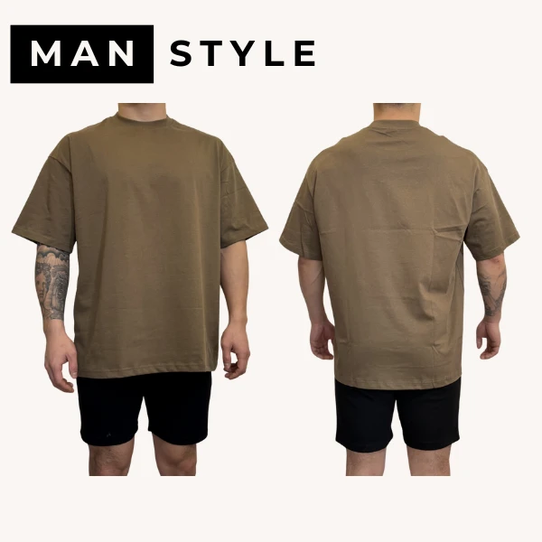 高克重短袖纯棉休闲圆领t恤宽松休闲半袖男女同款贴身短款打底衫