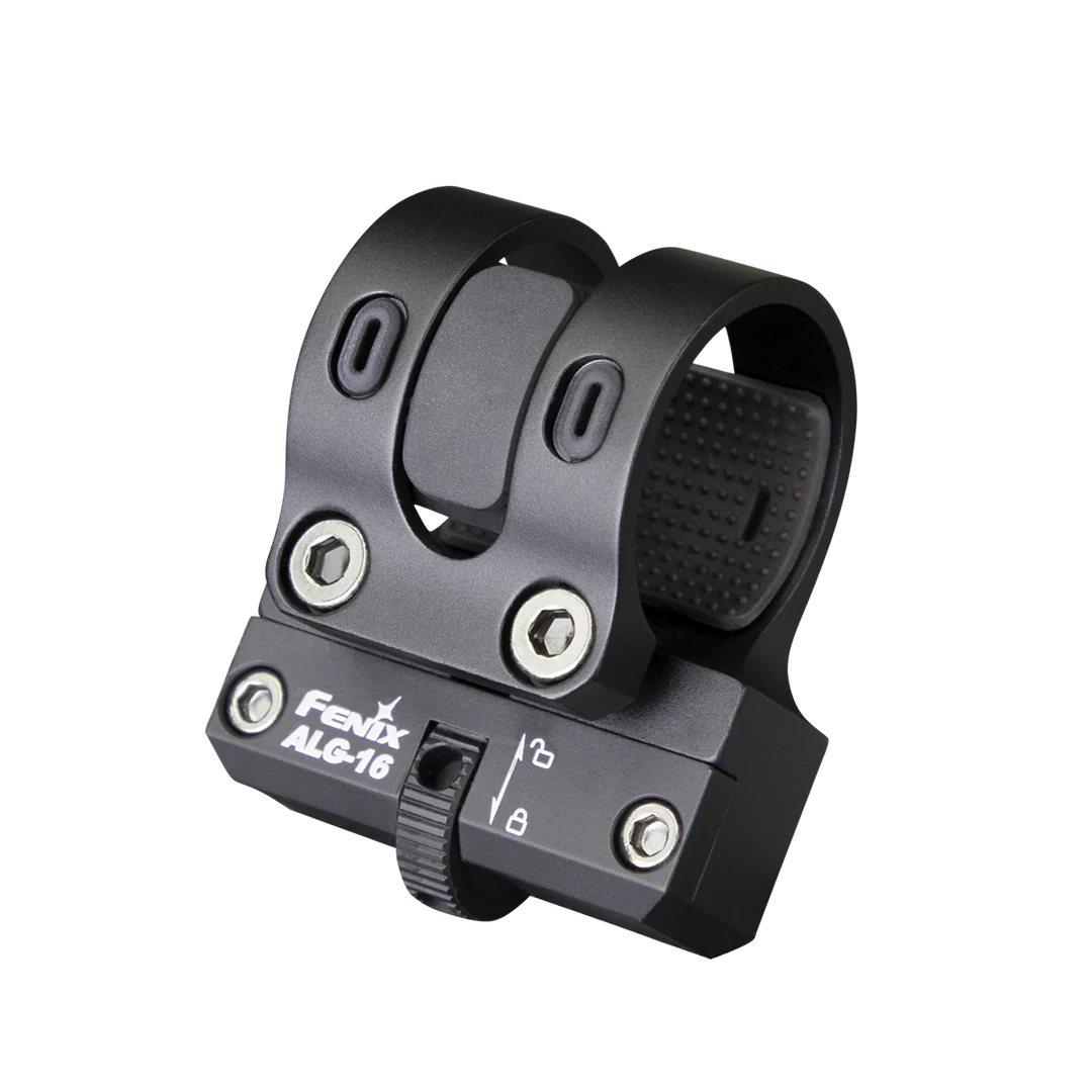 FENIX菲尼克斯 ALG-16战术强光手电筒夹具支架铝合金手电夹子底座