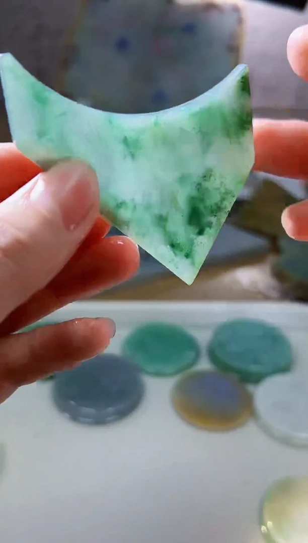 裸石翡翠天然翡翠A货余 南 844