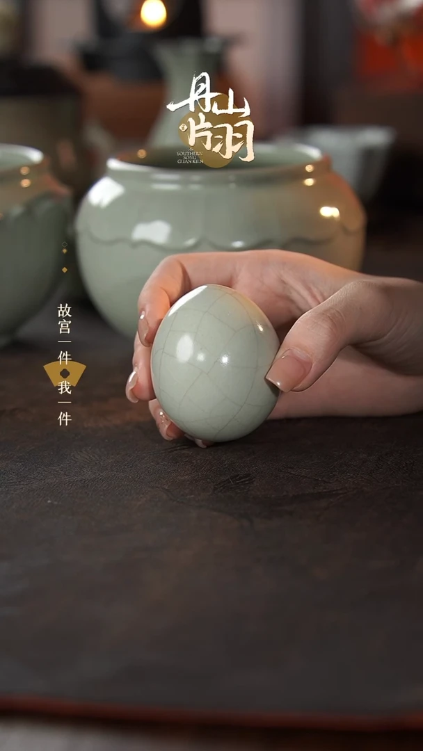 丹山片羽-官窑茶宠摆件