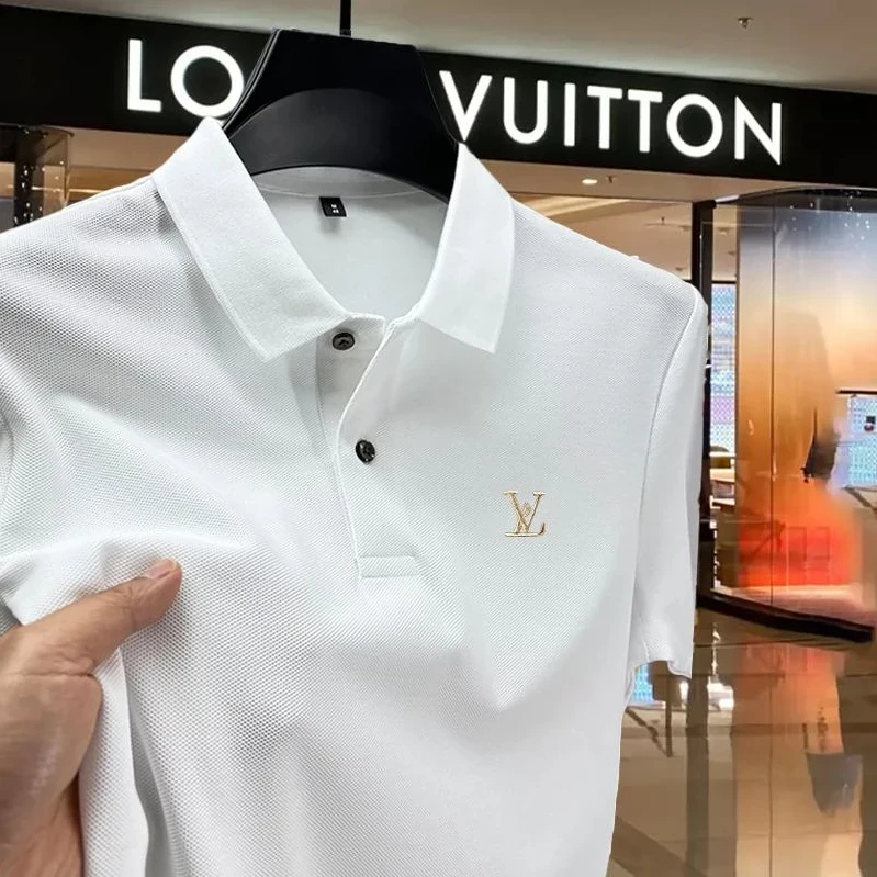 【海外尾货·撤柜正品】夏季新款男士纯棉短袖POLO衫透气时尚半袖潮