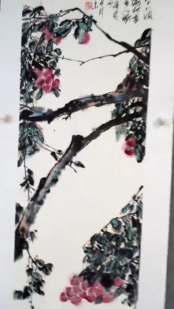 国画李纲-8平尺-花鸟国画