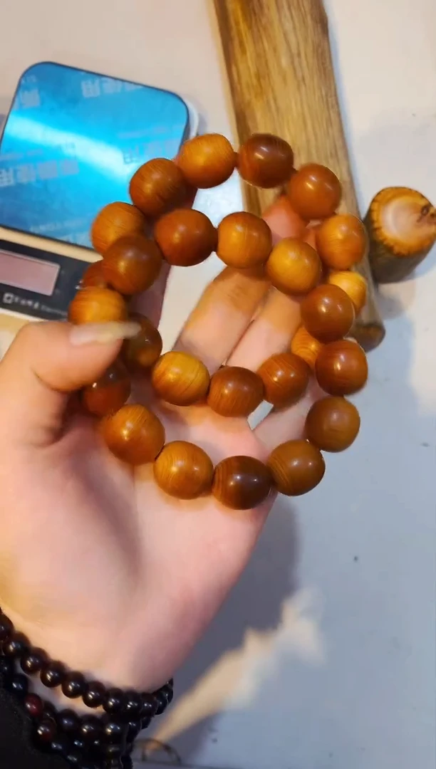 柏木（崖柏）大枣子单条太行崖柏陈化手把手串