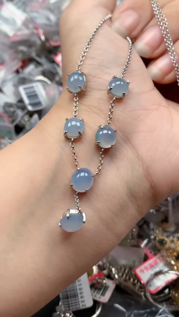 银S925镶嵌戒指翡翠天然A货缅甸翡翠