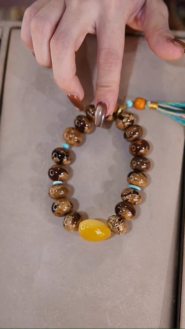 未镶嵌琥珀手链手串