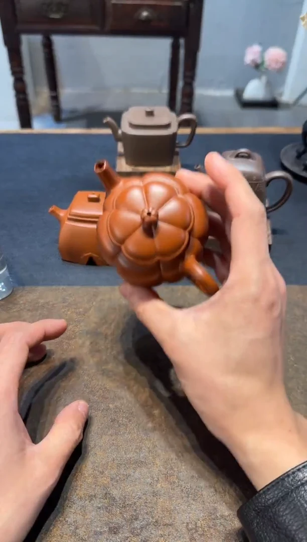 茶壶紫砂半*安朱泥繁花