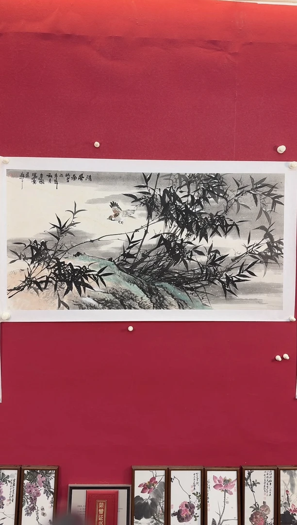 国画施老师写意花鸟