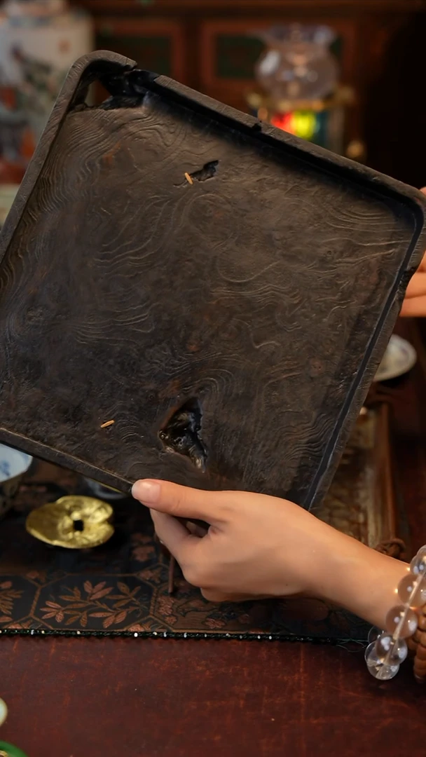 大漆茶盘随机  景德镇陶瓷福利款