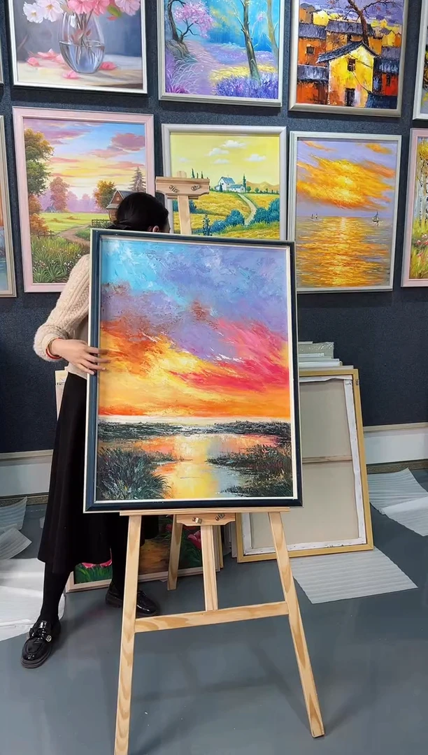 【闪购商品】油画43号 60*80 风景-手绘油画