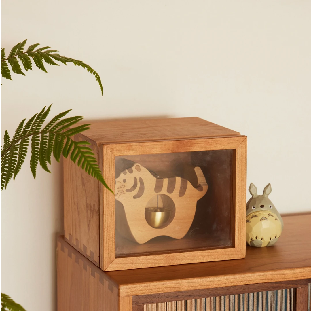 樱桃木收纳柜展示柜柜抽屉式木质创意简约北欧复古复古客厅桌面