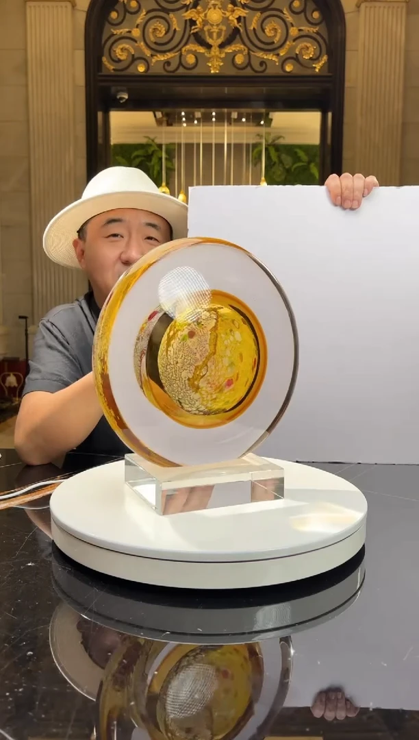 【闪购商品】摆件AJ05156行星+14*16透明底座
