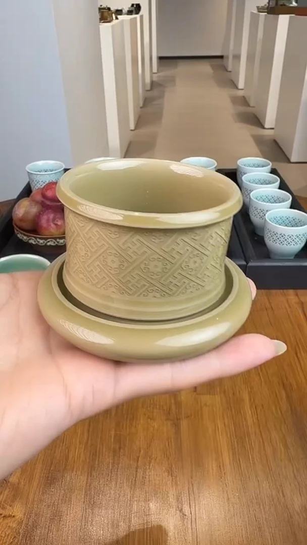 青瓷手工茶器包邮