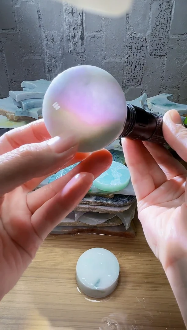 裸石翡翠天然翡翠A货余 南 635