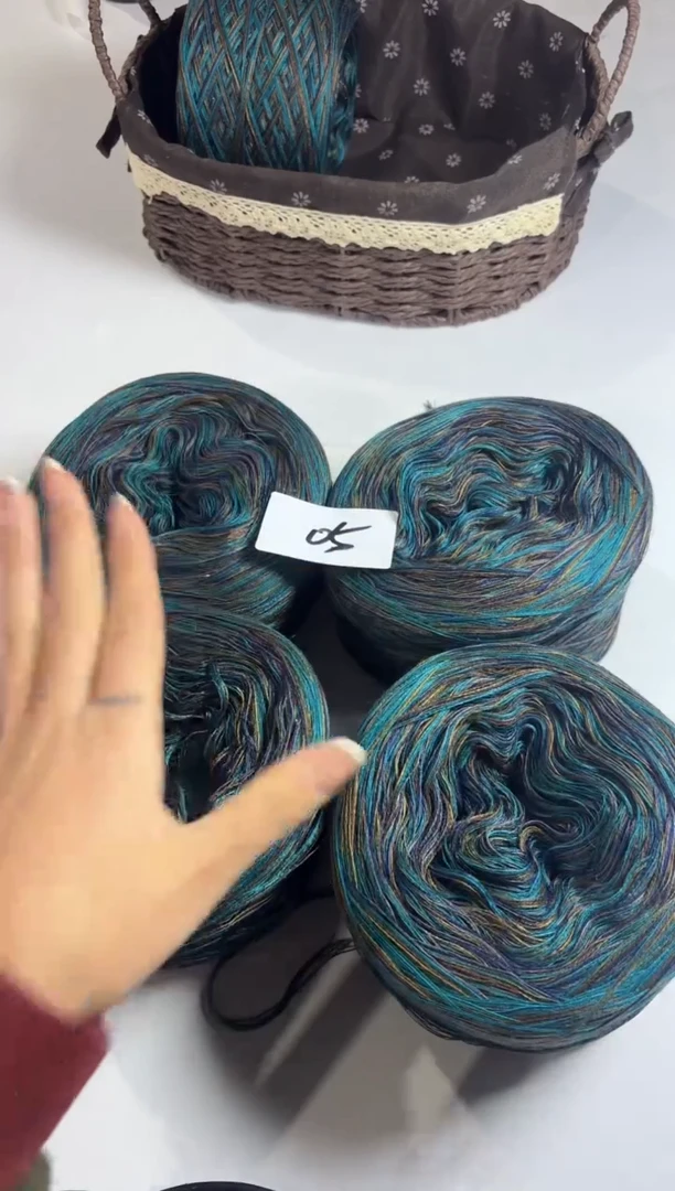 羊毛大清货丝光羊毛线2斤编号05