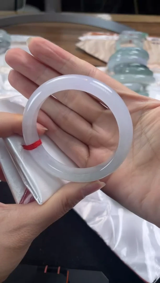 未镶嵌手镯翡翠29号-53.4正圈/MY/3