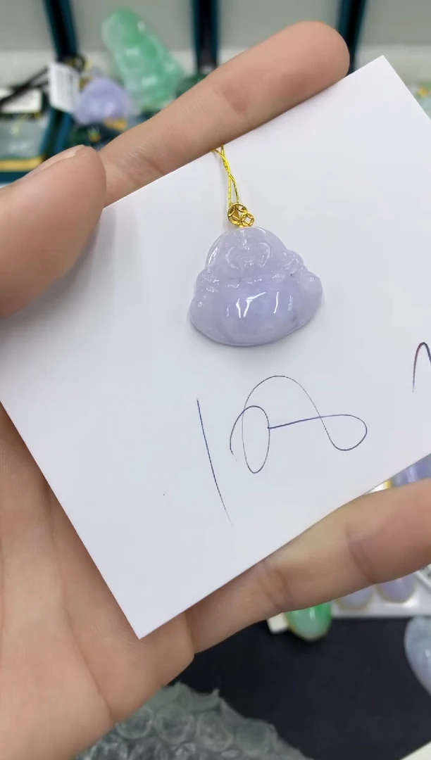 翡翠18K金镶嵌颈饰翡翠