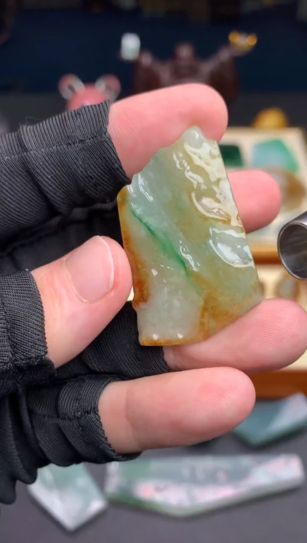 未镶嵌定制翡翠熹天然翡翠裸石（包工）