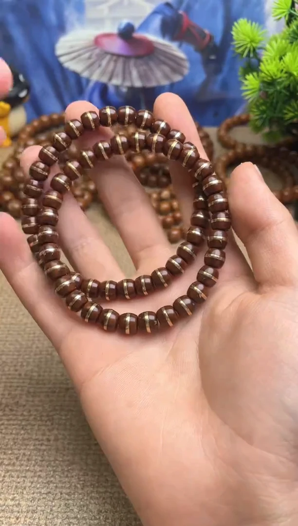 紫金鼠吊坠6号手串