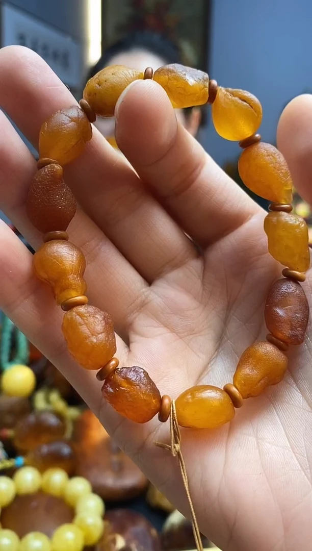 手串琥珀未镶嵌手串
