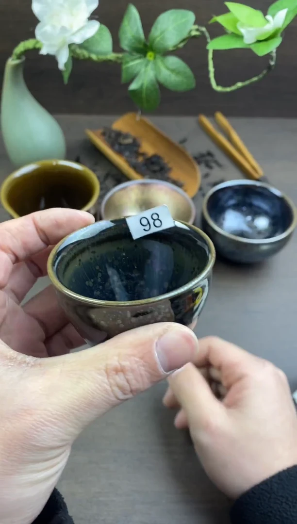 茶盏【闪购商品】建窑建盏纯手工主人杯